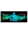 Obraz do sypialni - Turkusowy budda abstrakcja | Feeby.pl