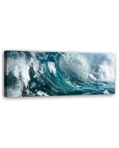 Bild auf Leinwand - Welle Ozean | Feeby