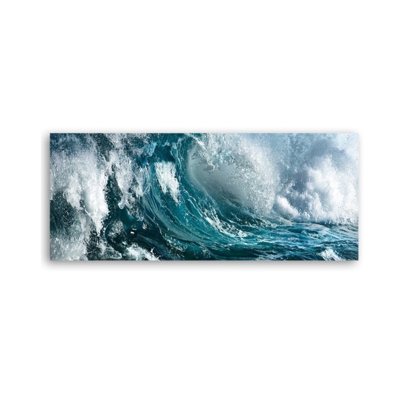 Bild auf Leinwand - Welle Ozean | Feeby