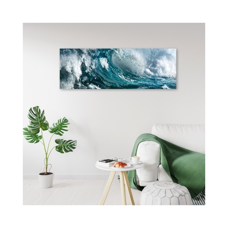 Bild auf Leinwand - Welle Ozean | Feeby