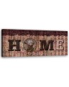 Obraz na płótnie canvas - Napis Home retro | Feeby.pl