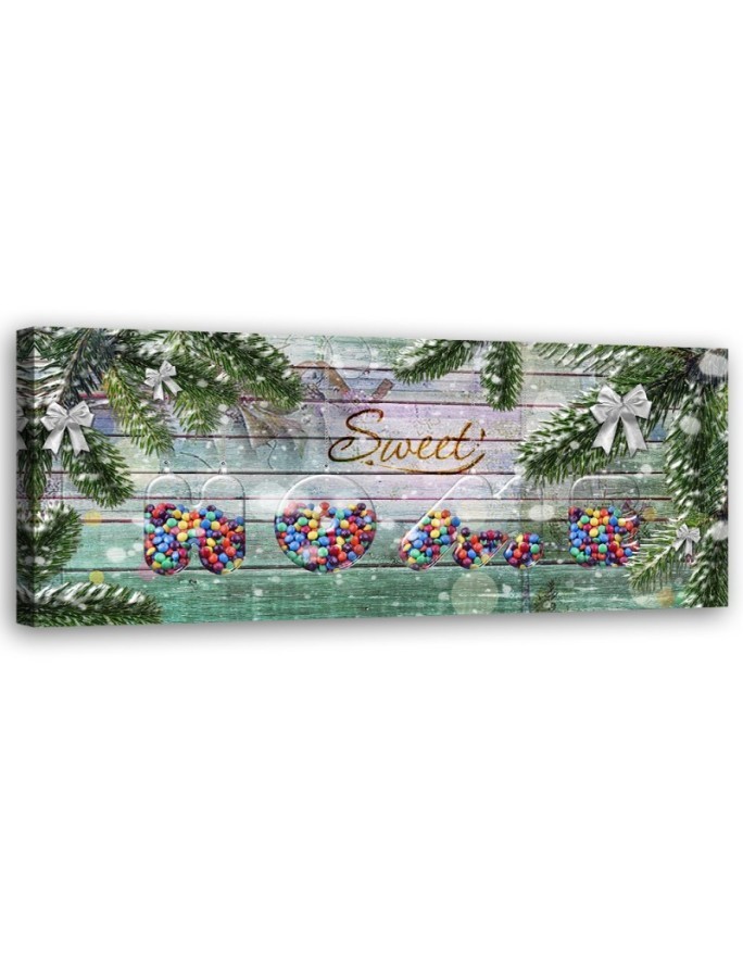 Bild auf Leinwand - Sweet Home Inschrift | Feeby