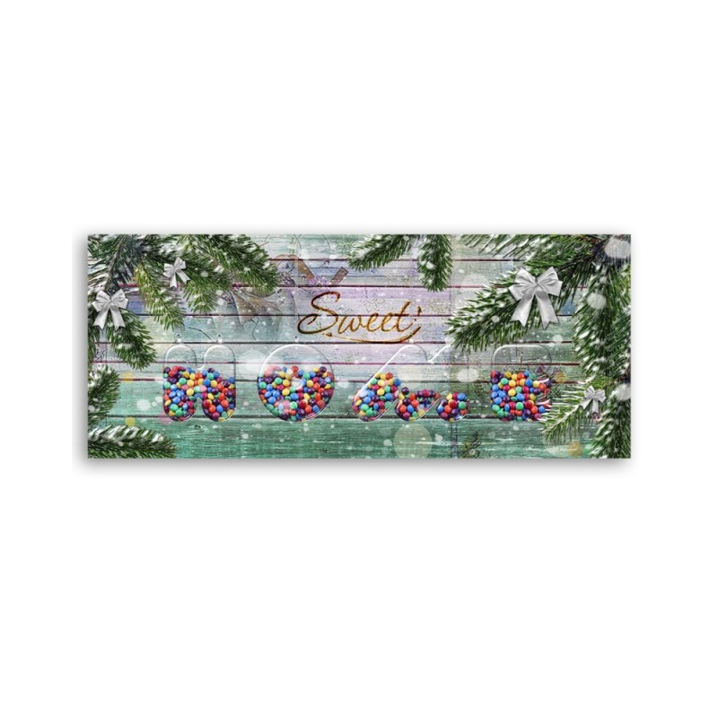 Bild auf Leinwand - Sweet Home Inschrift | Feeby