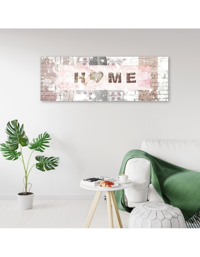 Obraz ścienny - Śnieżny napis Home | Feeby.pl