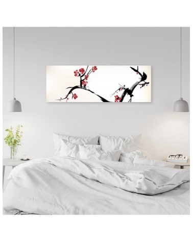 Dekoratives Leinwandbild - Kirschblütenzweig | Feeby