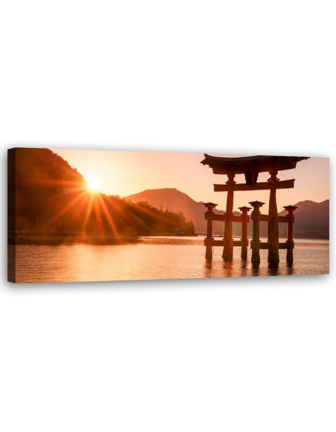 Leinwandbild - Japanische Landschaft | Feeby