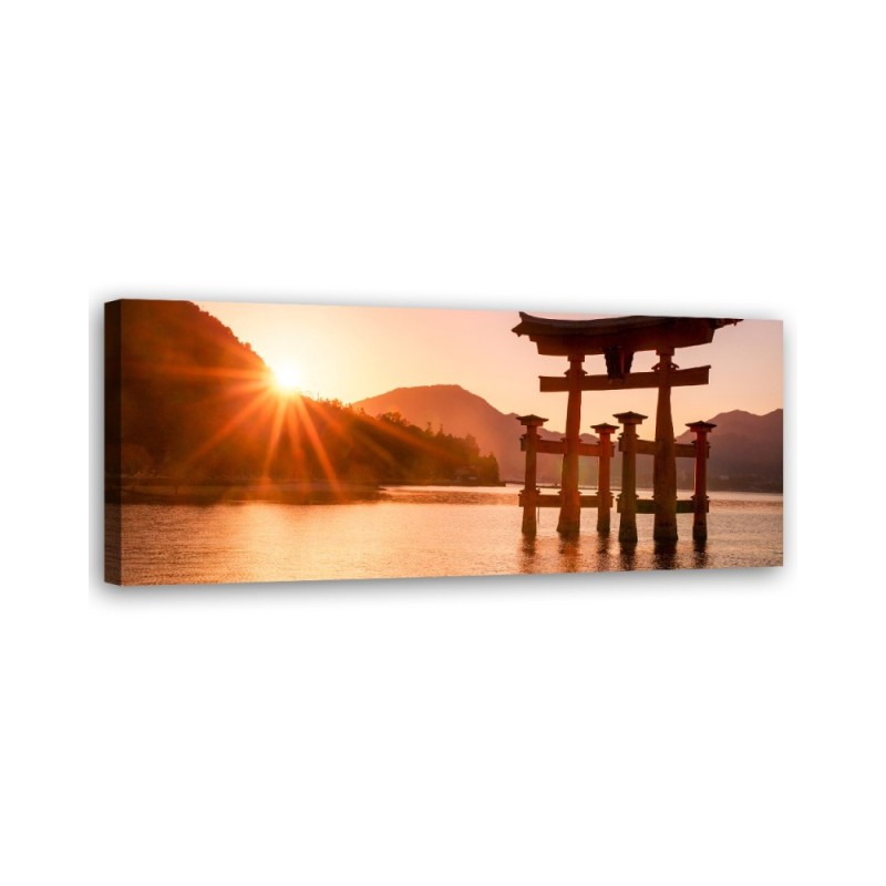 Leinwandbild - Japanische Landschaft | Feeby