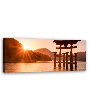 Wall painting for living room - Japanese landscape | FEEBY
