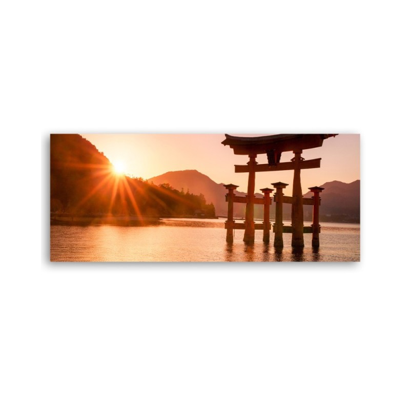 Leinwandbild - Japanische Landschaft | Feeby