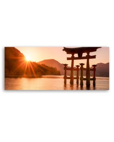 Leinwandbild - Japanische Landschaft | Feeby