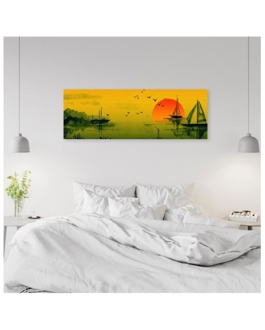 Bild auf Leinwand - Japan Sonnenuntergang | Feeby