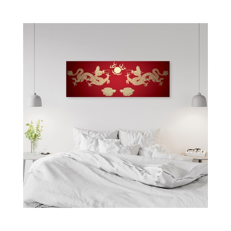 Leinwandbild - Orientalischer Drache | Feeby