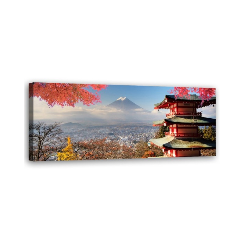 Leinwandbild - Berg Fuji Landschaft | Feeby