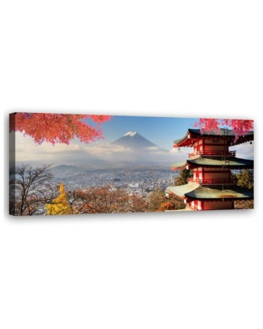 Leinwandbild - Berg Fuji Landschaft | Feeby