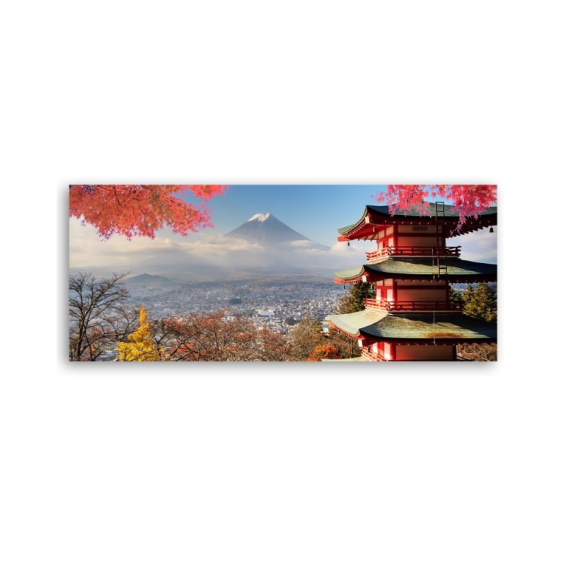 Leinwandbild - Berg Fuji Landschaft | Feeby