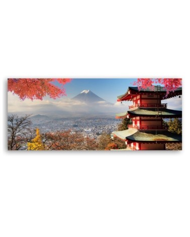 Leinwandbild - Berg Fuji Landschaft | Feeby