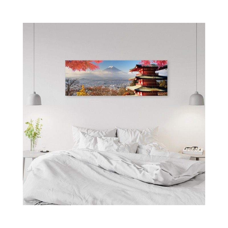 Leinwandbild - Berg Fuji Landschaft | Feeby