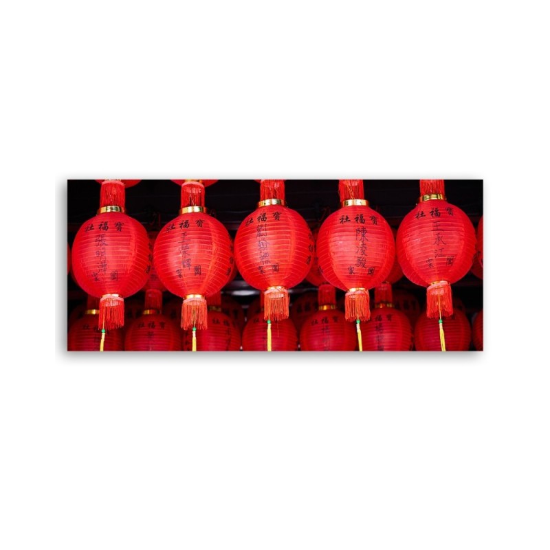 Leinwandbild - Japanische Laternen | Feeby
