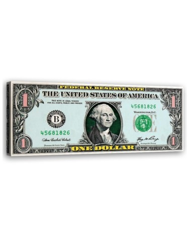 Dekoratives Leinwandbild - Amerikanischer Dollar | Feeby
