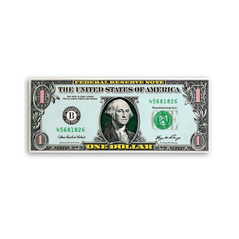 Dekoratives Leinwandbild - Amerikanischer Dollar | Feeby