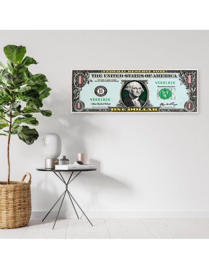 Dolar amerkański - Obraz na płótnie canvas | Feeby.pl