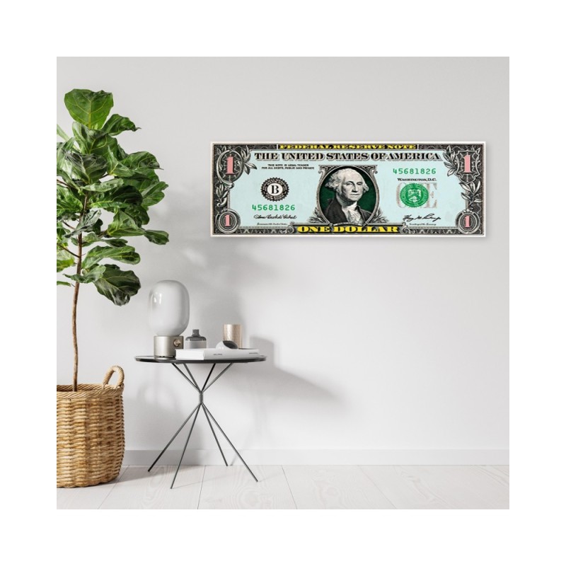 Dekoratives Leinwandbild - Amerikanischer Dollar | Feeby