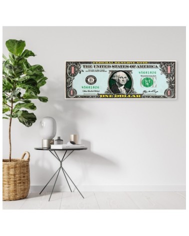 Dekoratives Leinwandbild - Amerikanischer Dollar | Feeby