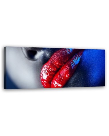 Red lipstick - Canvas painting | FEEBY