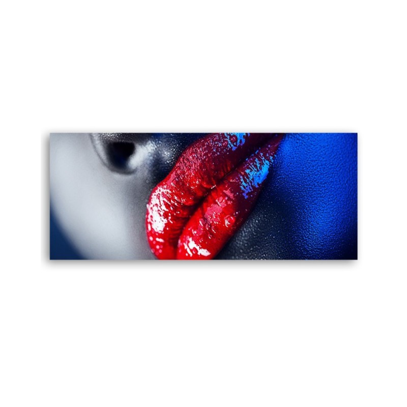 Modernes Wandbild - Roter Lippenstift | Feeby