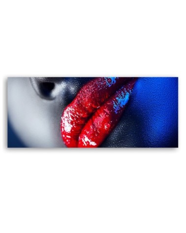 Modernes Wandbild - Roter Lippenstift | Feeby