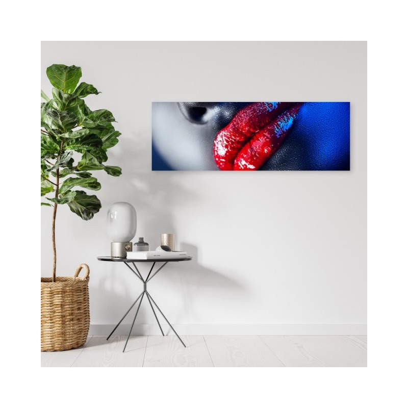 Modernes Wandbild - Roter Lippenstift | Feeby