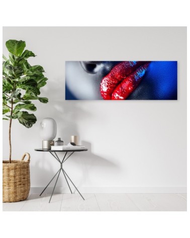 Modernes Wandbild - Roter Lippenstift | Feeby