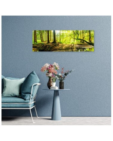 Leinwanddruck - Grüner Wald | Feeby