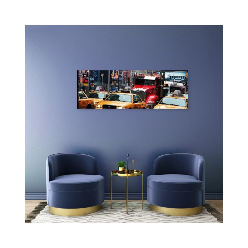 Bild auf Leinwand - Belebte Straße in New York | Feeby