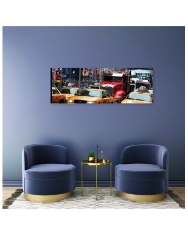 Bild auf Leinwand - Belebte Straße in New York | Feeby