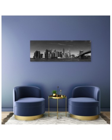 Leinwandbild - New York in Schwarz und Weiß | Feeby