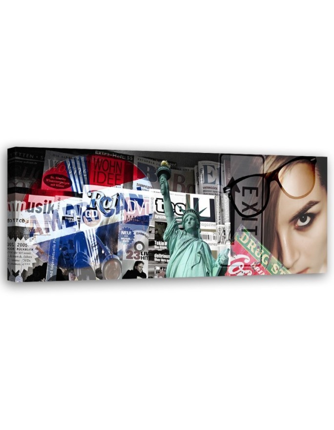Modernes Wandbild - Collage New York | Feeby