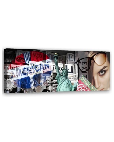 Collage new york - Decorative painting for wall | FEEBY
