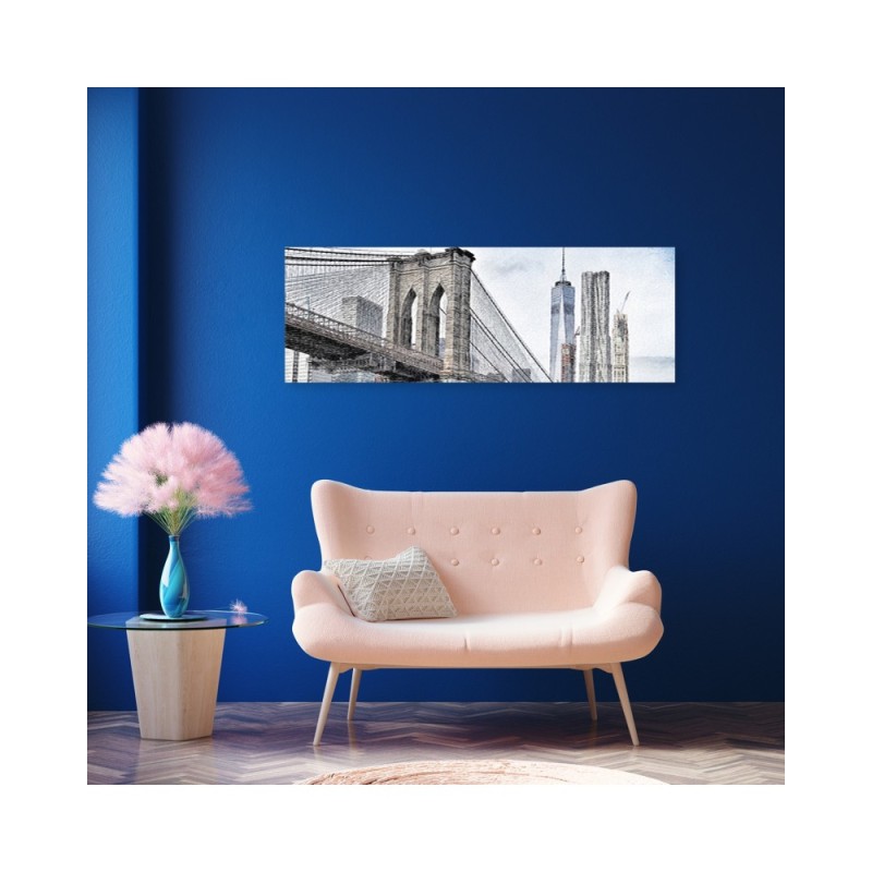 Bild auf Leinwand - Brooklyn-Brücke | Feeby