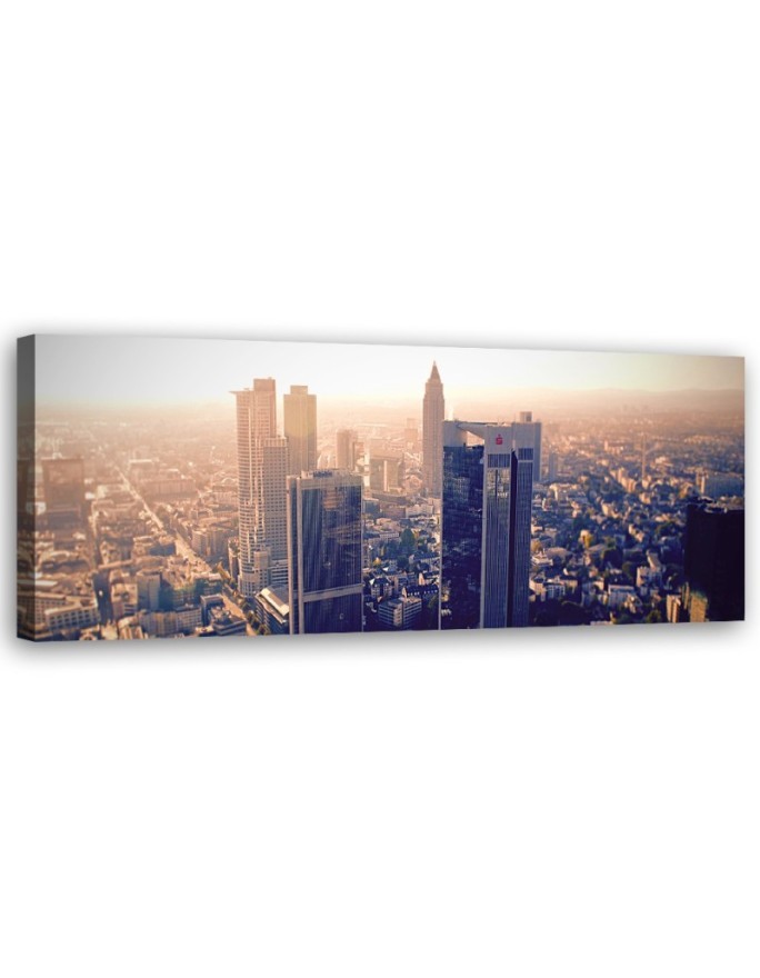 Dekoratives Leinwandbild - New Yorker Stadtsilhouette | Feeby