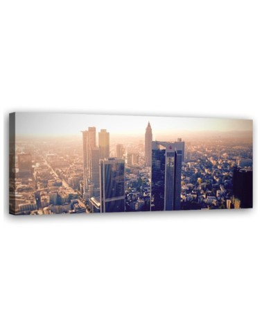 Dekoratives Leinwandbild - New Yorker Stadtsilhouette | Feeby