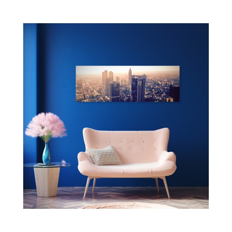 Dekoratives Leinwandbild - New Yorker Stadtsilhouette | Feeby