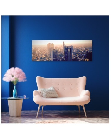 Dekoratives Leinwandbild - New Yorker Stadtsilhouette | Feeby