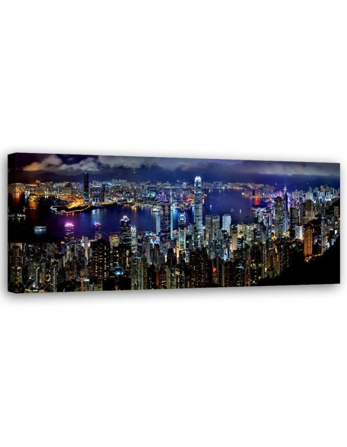 Bild auf Leinwand - New York bei Nacht | Feeby