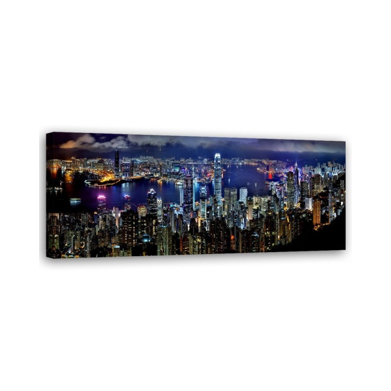 Bild auf Leinwand - New York bei Nacht | Feeby