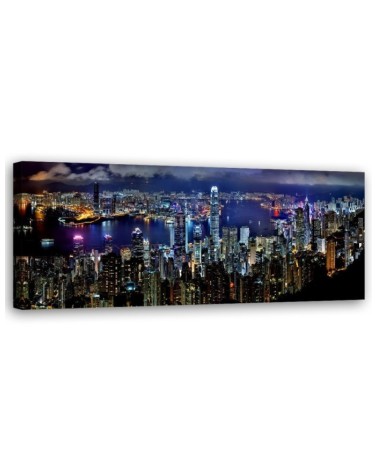 Bild auf Leinwand - New York bei Nacht | Feeby