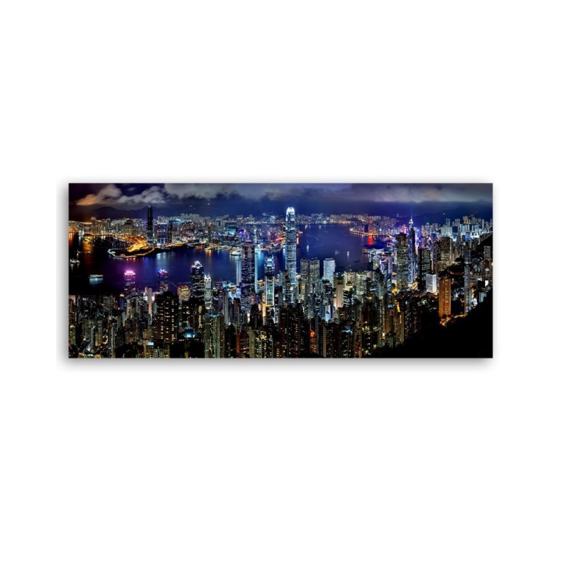 Bild auf Leinwand - New York bei Nacht | Feeby
