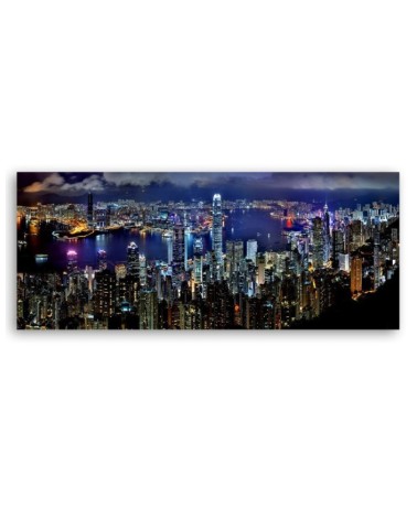 Bild auf Leinwand - New York bei Nacht | Feeby