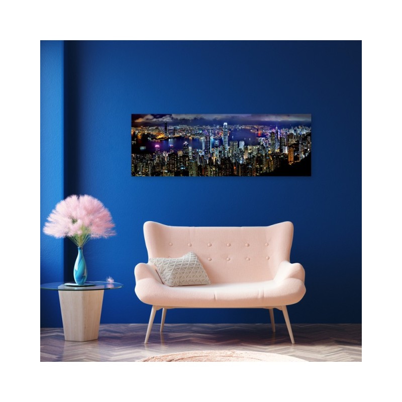 Bild auf Leinwand - New York bei Nacht | Feeby