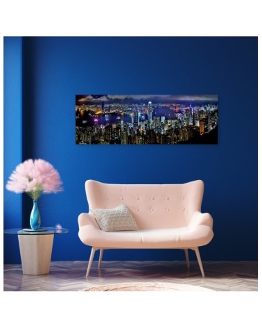 Bild auf Leinwand - New York bei Nacht | Feeby